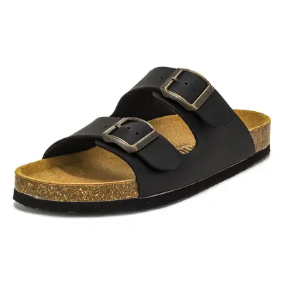 Natural World Vegan Apolo Sandals - Black