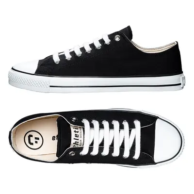 Ethletic Fairtrade Trainers - Black & White