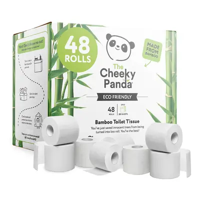 The Cheeky Panda Bamboo Toilet Tissue - 48 rolls