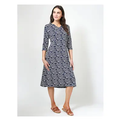 Mudd & Water Hawley Dress Meadow Navy