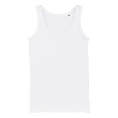 Organic Cotton Fitted Vest Top - White