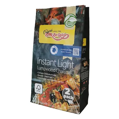 Fair Trade Instant Light Lumpwood Charcoal - Pack of 2