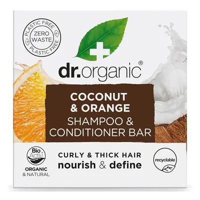 Dr Organic Coconut & Orange Shampoo & Conditioner Bar - 75g