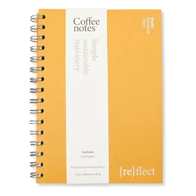 Coffee Notes A5 Lined Wirobound Notebook - Pils