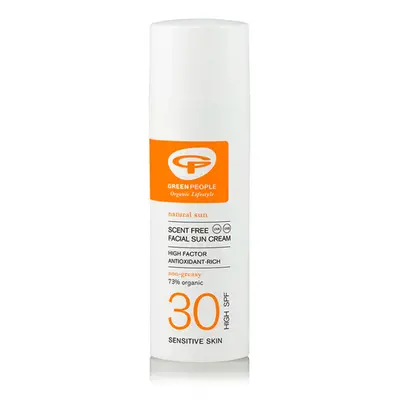 Green People Scent Free Facial Sun Cream - SPF30 - 50ml