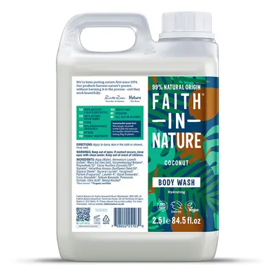 Faith in Nature Coconut Body Wash - 2.5L