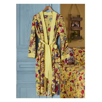 Bird of Paradise Dressing Gown - Yellow