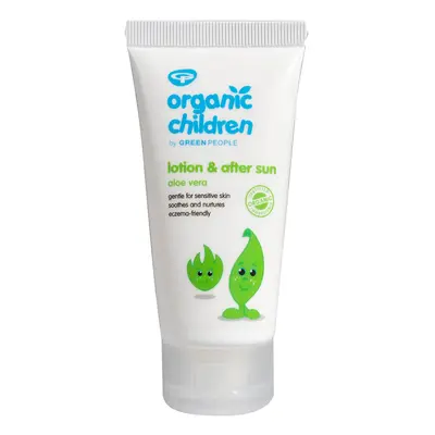 Green People Organic Children Lotion & After Sun - Aloe Vera - Travel Size 50ml