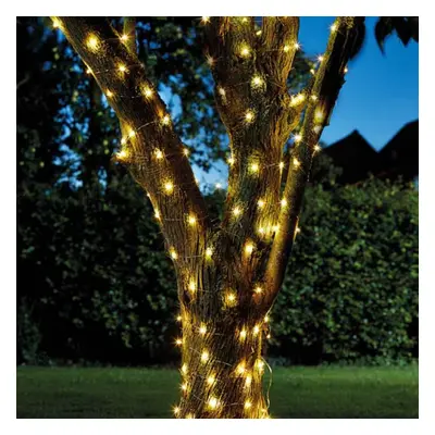 Solar Powered Warm White Firefly String Lights - 100 LEDS