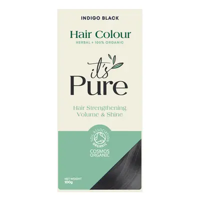 It's Pure Organic Herbal Hair Colour - Indigo Black - 100g