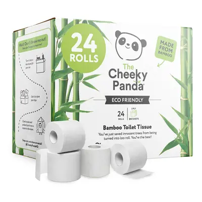 The Cheeky Panda Bamboo Toilet Tissue - 24 rolls