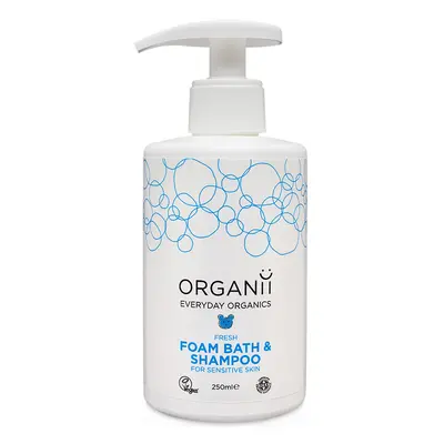 Organii Fresh Foam Bath & Shampoo - 250ml