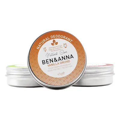 Ben & Anna Natural Deodorant Tin Vanilla Orchid - 45g