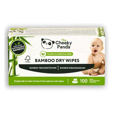 The Cheeky Panda Bamboo Dry Wipes - 100 Wipes