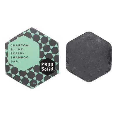 FRUU Charcoal and Lime Scalp+ Shampoo Bar - 55g