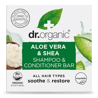 Dr Organic Aloe Vera & Shea Shampoo & Conditioner Bar - 75g