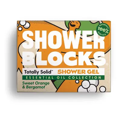 Shower Blocks Solid Shower Gel - Sweet Orange & Bergamot - 100g