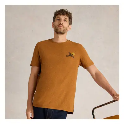 White Stuff Fairtrade Hawk Graphic Tee - Orange