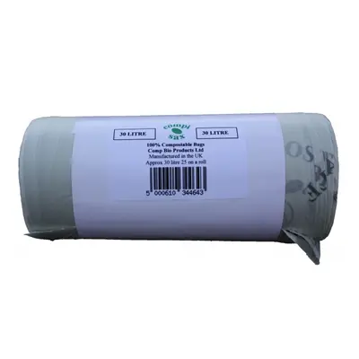 Compostable Bin Liners - 30L - Roll of 25