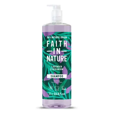 Faith in Nature Lavender & Geranium Shampoo - 1L