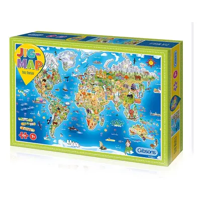 Jig-Map Our World Children's Puzzle - 250 Pieces