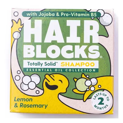 Hair Blocks Solid Shampoo - Lemon & Rosemary - 85g