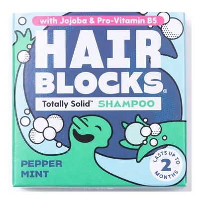 Hair Blocks Solid Shampoo - Peppermint - 85g