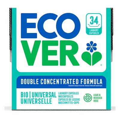 Ecover Bio Laundry Capsules - Lilac & Rescued Rose - 34 Capsules