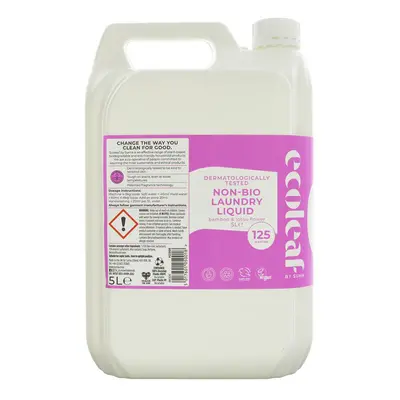 Ecoleaf Non-Bio Laundry Liquid - Bamboo & Lotus Flower - 5L - 125 Washes