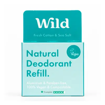 Wild Fresh Cotton & Sea Salt Deodorant Refill - 43g