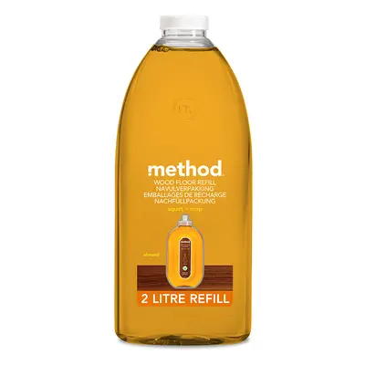 Method Squirt & Mop Wood Floor Cleaner Refill - Almond - 2L