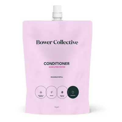 Bower Collective Conditioner - Rose & Pink Pepper Refill - 1L