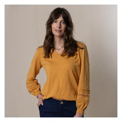 Lily & Me Bette Blouse - Mustard