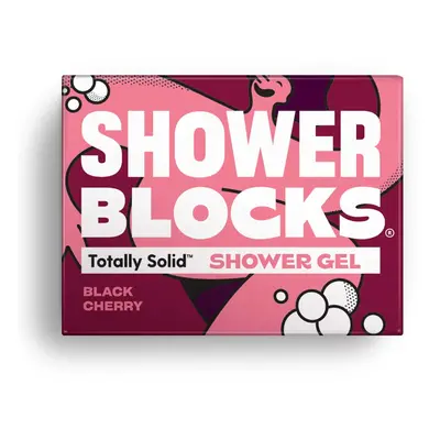 Shower Blocks Solid Shower Gel - Black Cherry - 100g