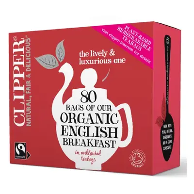 Clipper Fairtrade & Organic English Breakfast Tea - 80 Bags