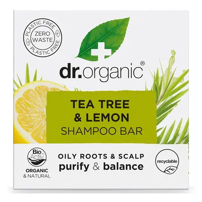 Dr Organic Tea Tree & Lemon Shampoo Bar - 75g