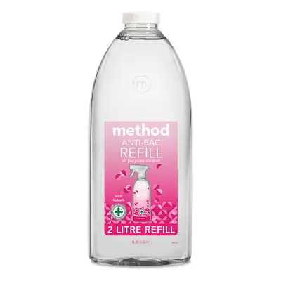 Method Anti-Bac All Purpose Cleaner Refill - Wild Rhubarb - 2L