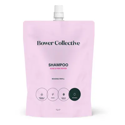 Bower Collective Shampoo - Rose & Pink Pepper Refill - 1L