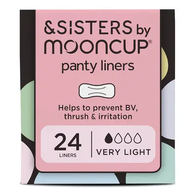 &SISTERS by Mooncup Ultrathin Liners - Very Light - Pack of 24