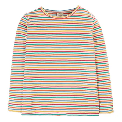 Frugi Lucia Lingonberry Stripe Top