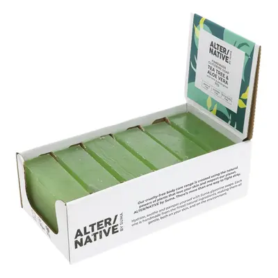 Alternative by Suma Glycerine Soap - Tea Tree & Aloe Vera - 6 x 90g