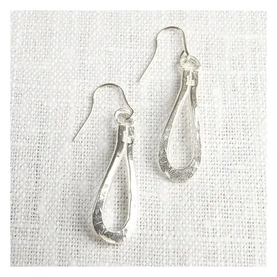 LA Jewellery Recycled Silver Wave Earrings