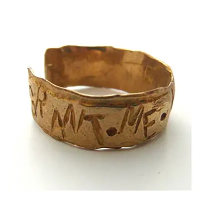 La Jewellery Recycled Brass Grant Me The Serenity Ring