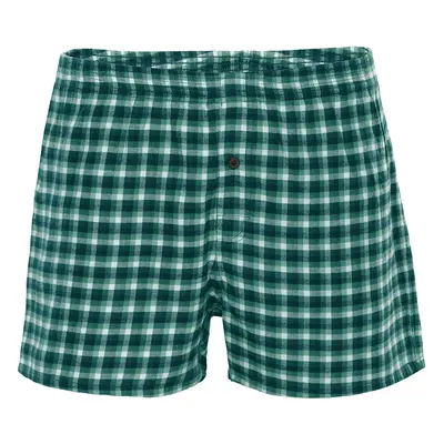 Organic Cotton Boris Tartan Shorts - Deep Sea Check - Pack of 2