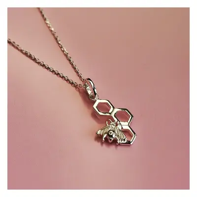 Vurchoo Silver Bumblebee Necklace