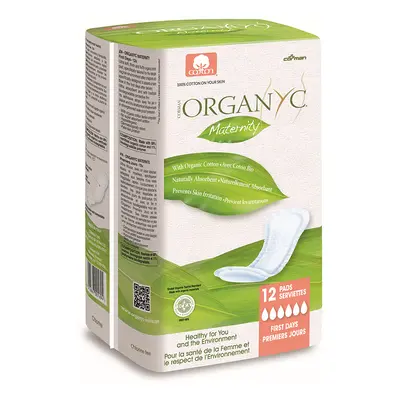 Organyc Maternity Pads - Pack Of 12