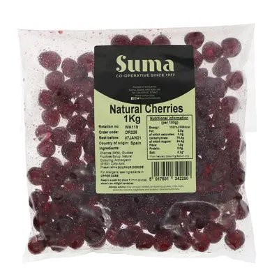 Suma Natural Glace Cherries - 1kg