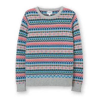 Kite Puncknowle Knit Jumper - Blue & Coral