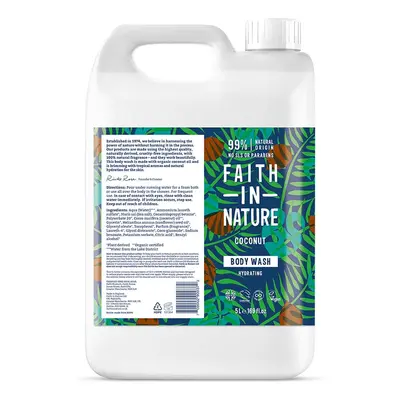 Faith in Nature Coconut Body Wash - 5L