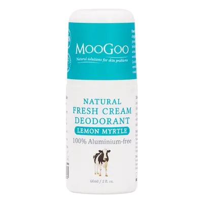 MooGoo Fresh Cream Deodorant - Lemon Myrtle - 60ml